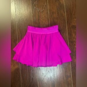 Lululemon Court Rival Perforated Size 2 High-Rise Skirt *Long Purple Highlight